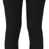 Women's Skinny Stretch Trousers – Black | Smart Casual Office & School Uniform Pants with Pockets