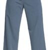 Femiss Women's Denim Blue Wide Leg Trousers – High Waisted Tailored Relaxed Fit Office Work Pants