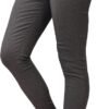 Women's Skinny Stretch Trousers – Grey | Smart Casual Office & School Uniform Pants with Pockets