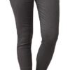 Women's Skinny Stretch Trousers – Grey | Smart Casual Office & School Uniform Pants with Pockets