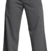 Femiss Women's Grey Wide Leg Trousers – High Waisted Tailored Relaxed Fit Office Work Pants
