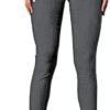 Femiss Women's Grey Skinny School & Office Trousers – Stretch Slim Fit Work Pants