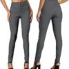 Femiss Women's Grey Skinny School & Office Trousers – Stretch Slim Fit Work Pants