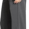 Femiss Women's Grey Wide Leg Trousers – High Waisted Tailored Relaxed Fit Office Work Pants