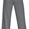 Femiss Women's Grey Stripe Wide Leg Trousers – High Waisted Tailored Relaxed Fit Office Work Pants