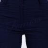 Femiss Women's Navy Blue Straight Leg Trousers – High Waisted Stretch School & Office Work Pants