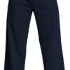 Femiss Women's Navy Blue Wide Leg Trousers – High Waisted Tailored Relaxed Fit Office Work Pants