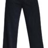 Femiss Women's Navy Stripe Wide Leg Trousers – High Waisted Tailored Relaxed Fit Office Work Pants